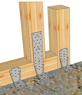 Lochplatten-Winkel Winkelverbinder Stuhlwinkel Holzverbinder mit Zulassung LW 